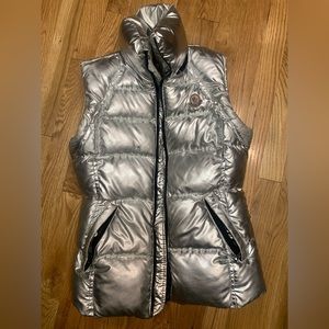 Moncler vest XS silver